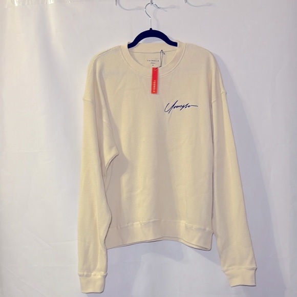 YoungLA Sweaters - YoungLA Cream Crew Neck Sweater Relaxed Fit